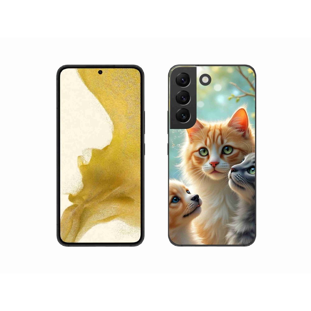 Gélový kryt mmCase na Samsung Galaxy S22 5G - zvieracie priateľstvo 2