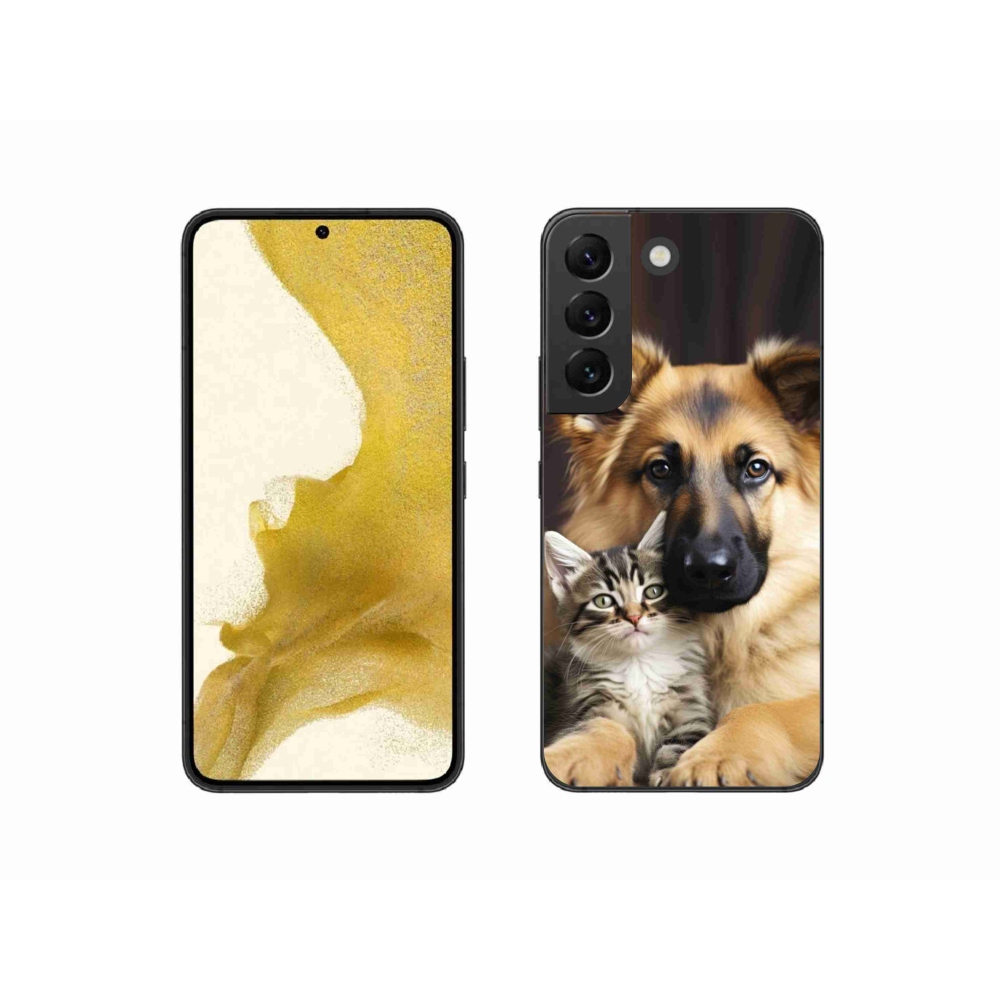 Gélový kryt mmCase na Samsung Galaxy S22 5G - zvieracie priateľstvo