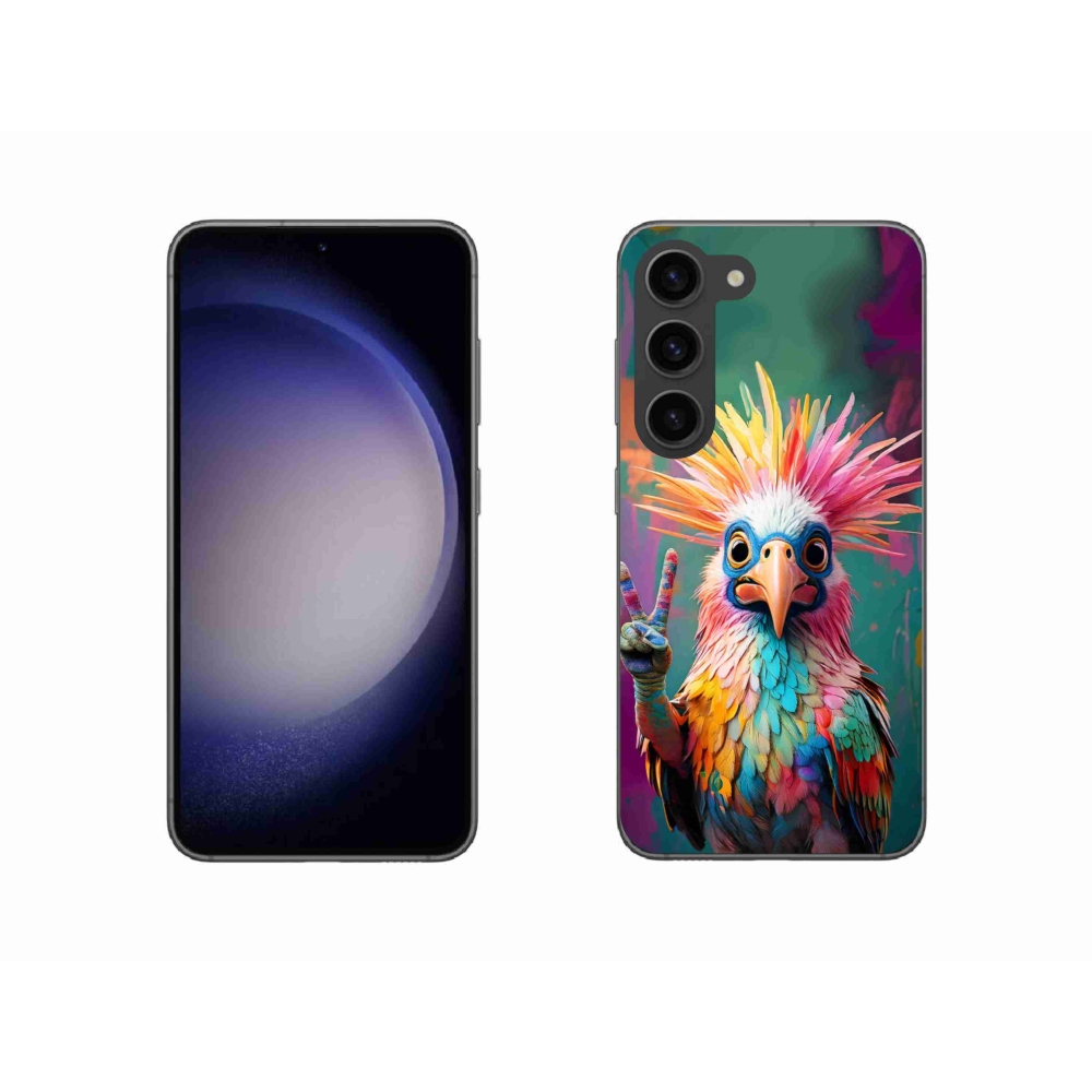 Gélový kryt mmCase na Samsung Galaxy S23 5G - farebný rebel