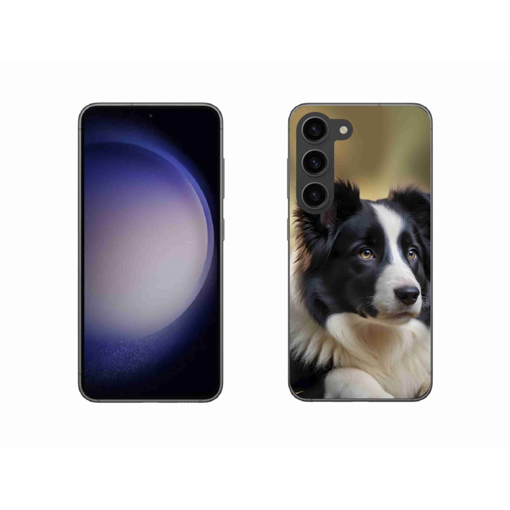 Gélový kryt mmCase na Samsung Galaxy S23 5G - border kólia 2