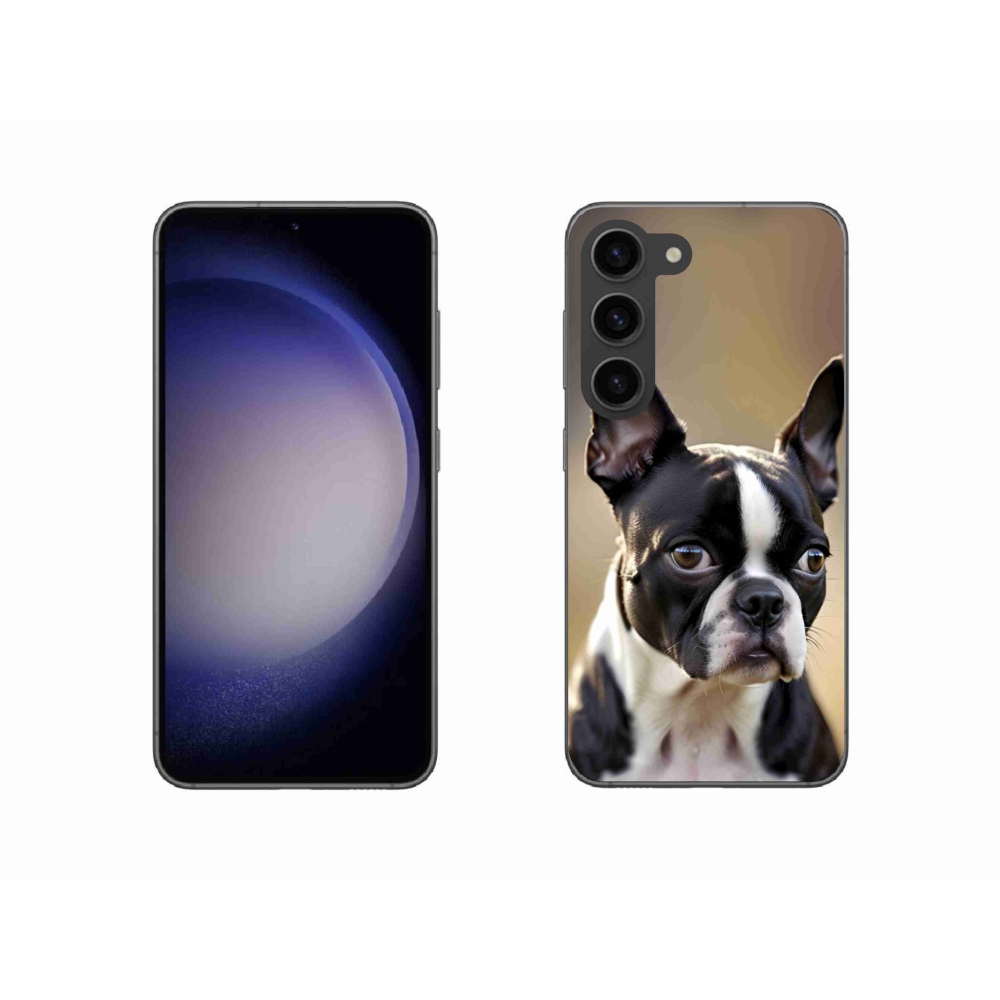Gélový kryt mmCase na Samsung Galaxy S23 5G - bostonský teriér