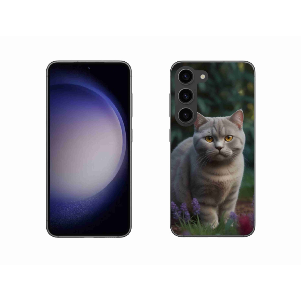 Gélový kryt mmCase na Samsung Galaxy S23 5G - britská mačka