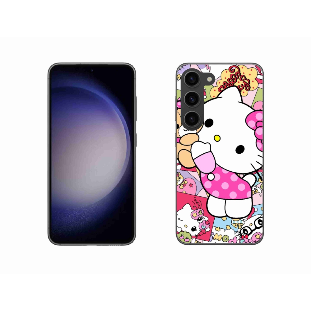 Gélový kryt mmCase na Samsung Galaxy S23 5G - cute kitty
