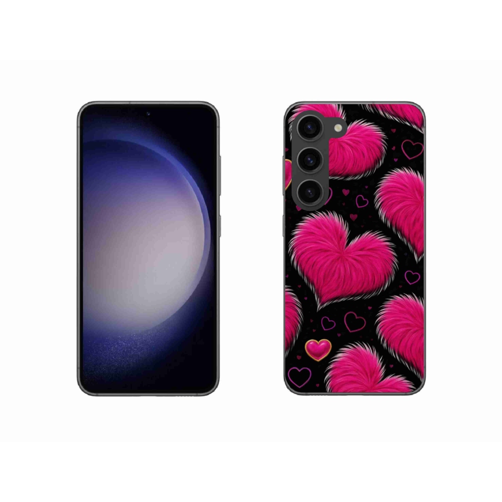 Gélový kryt mmCase na Samsung Galaxy S23 5G - hebké srdce