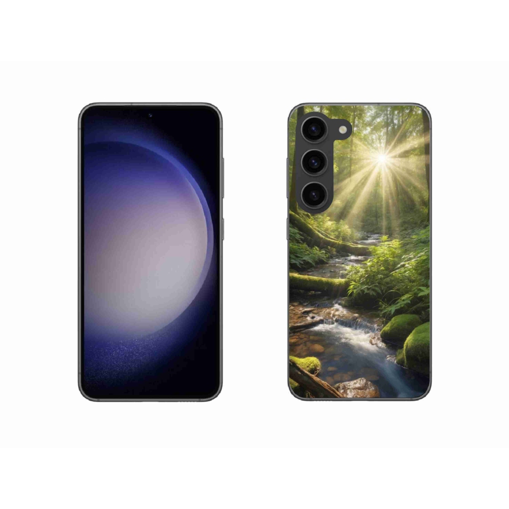 Gélový kryt mmCase na Samsung Galaxy S23 5G - hlbina lesa