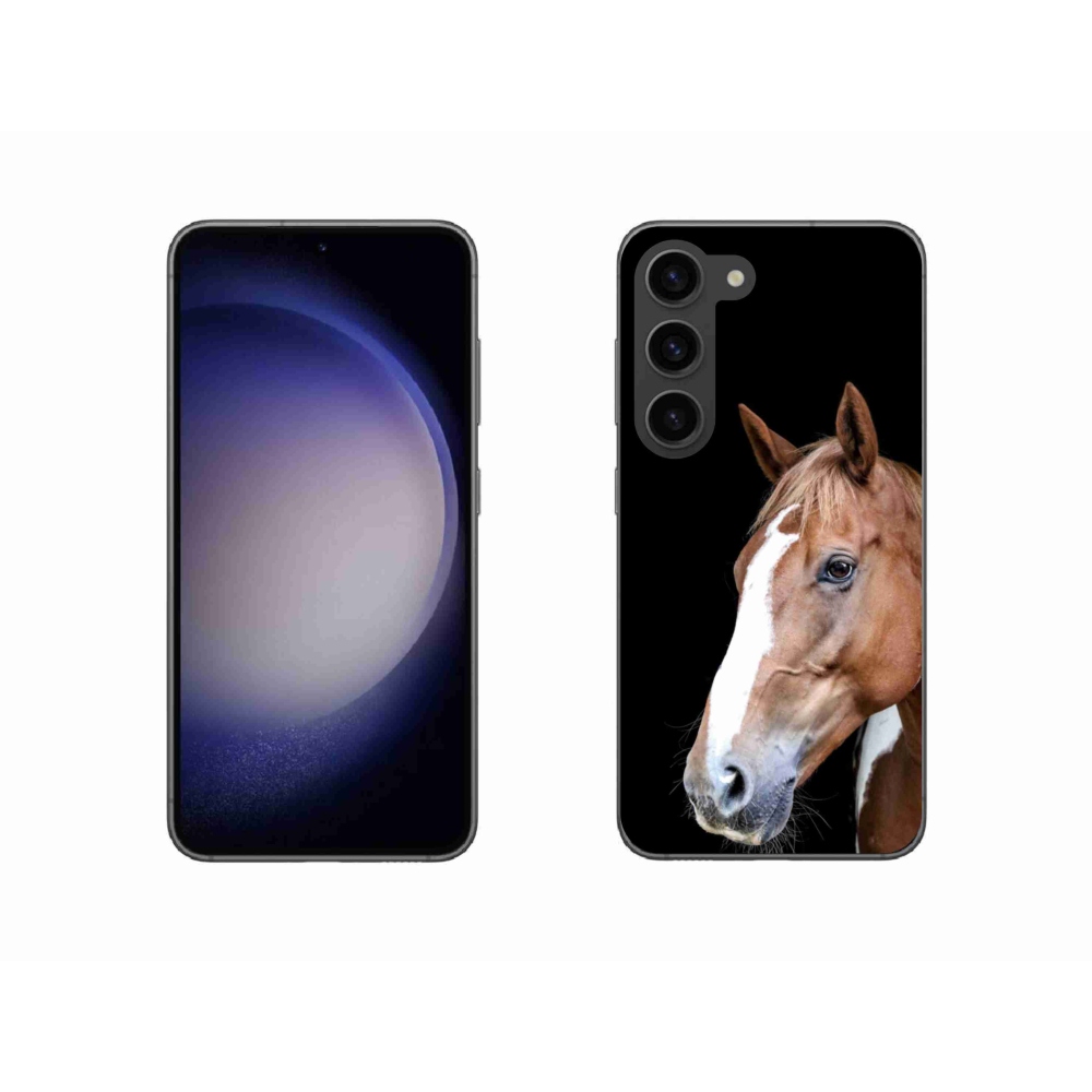 Gélový kryt mmCase na Samsung Galaxy S23 5G - hnedý kôň 3