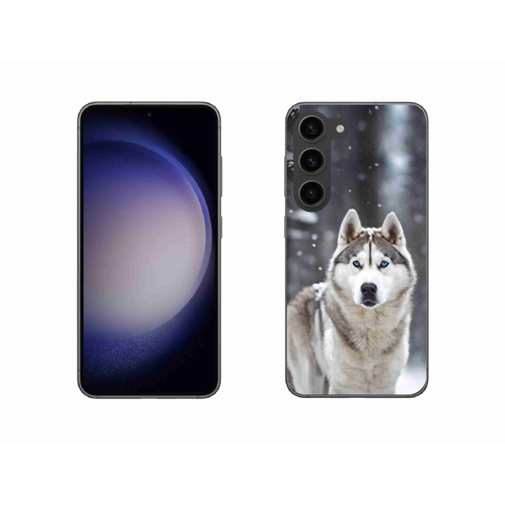 Gélový kryt mmCase na Samsung Galaxy S23 5G - husky 2