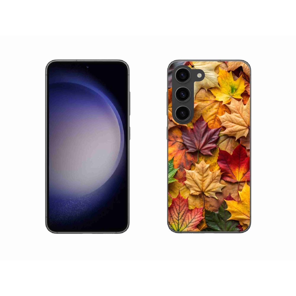 Gélový kryt mmCase na Samsung Galaxy S23 5G - javorové listy 2