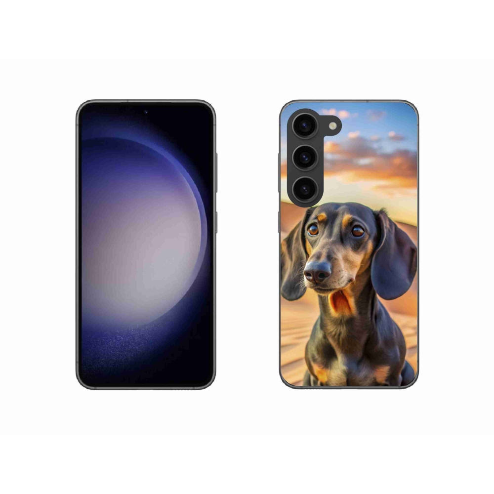 Gélový kryt mmCase na Samsung Galaxy S23 5G - jazvečík 3