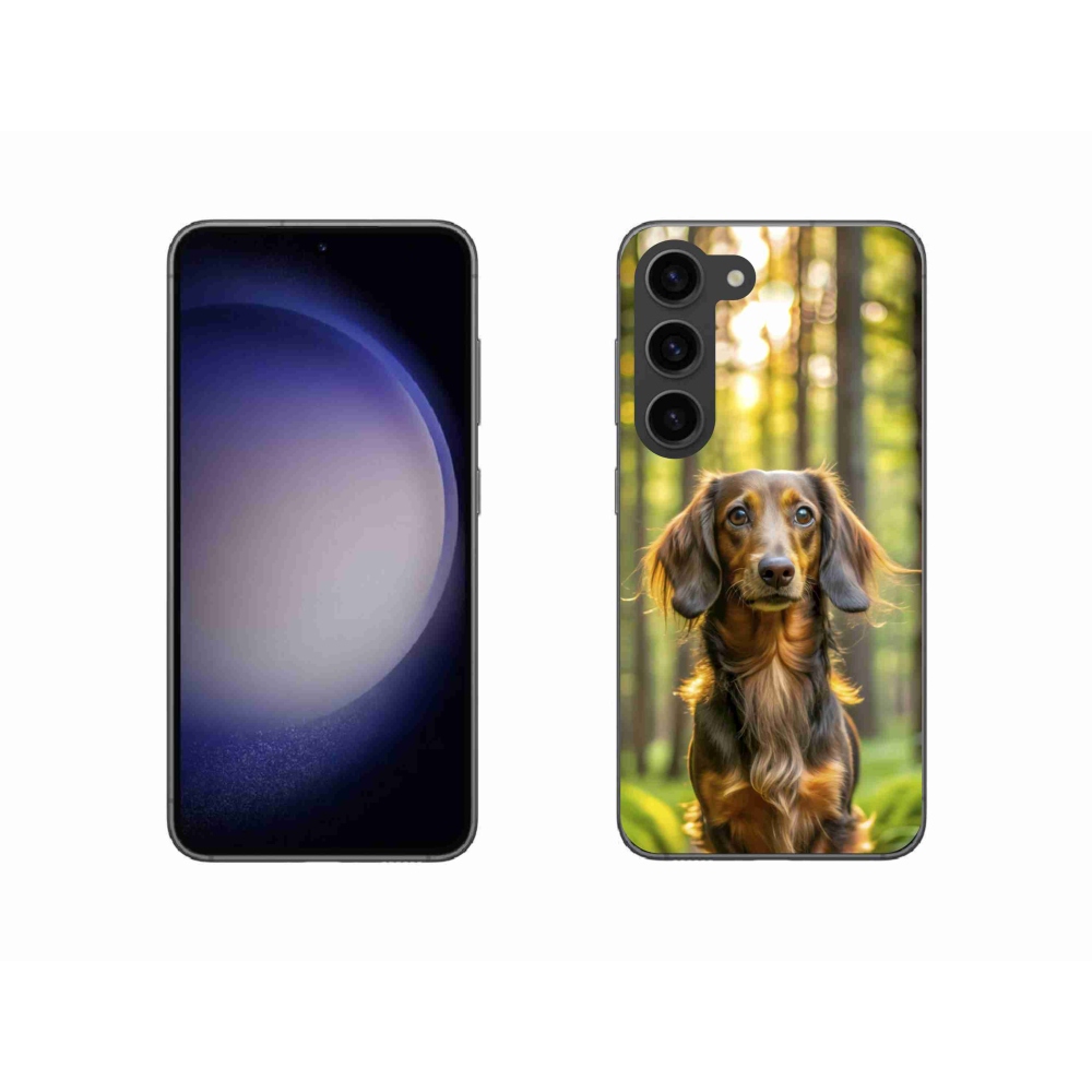 Gélový kryt mmCase na Samsung Galaxy S23 5G - jazvečík 4