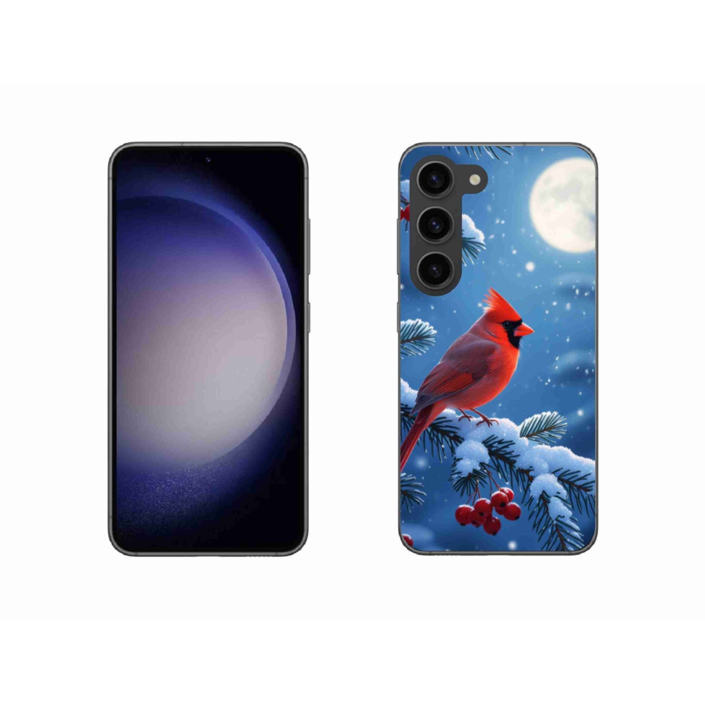 Gélový kryt mmCase na Samsung Galaxy S23 5G - kardinál červený