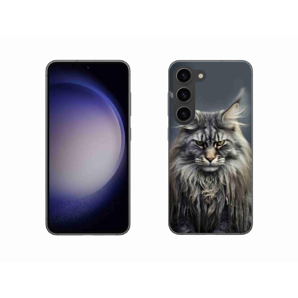 Gélový kryt mmCase na Samsung Galaxy S23 5G - mačacie pohľad 4