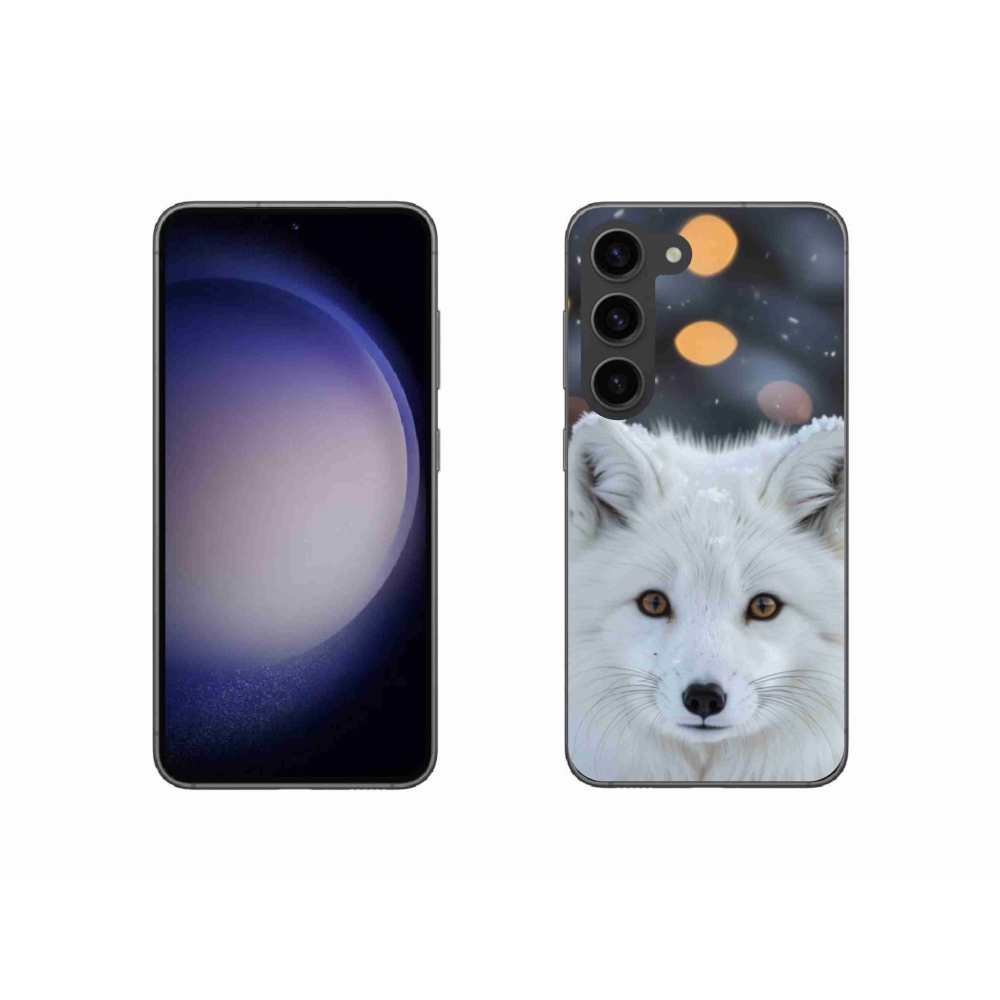 Gélový kryt mmCase na Samsung Galaxy S23 5G - líška polárna