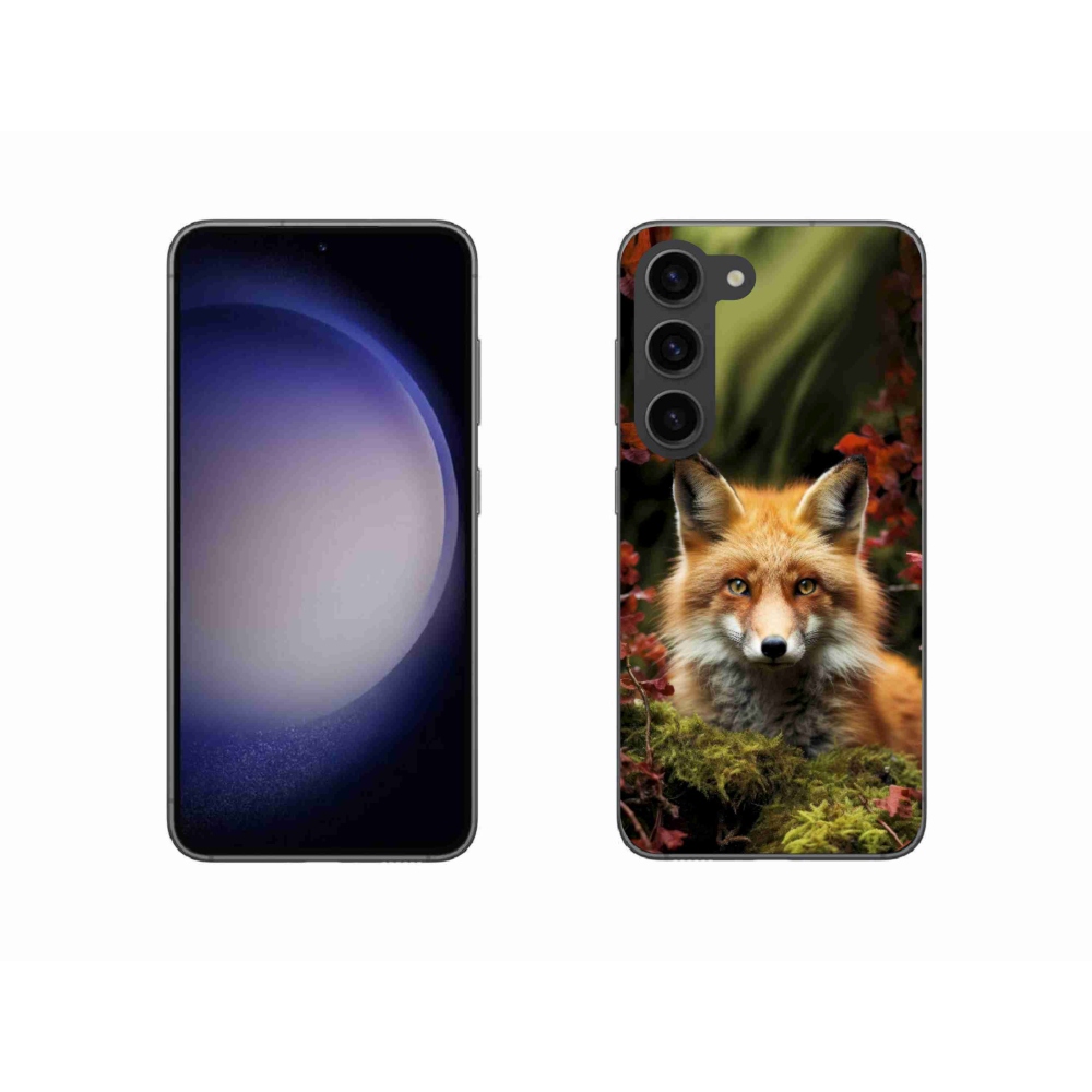 Gélový kryt mmCase na Samsung Galaxy S23 5G - líška v lese