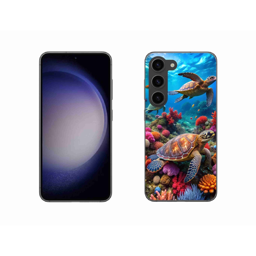 Gélový kryt mmCase na Samsung Galaxy S23 5G - morský svet 2