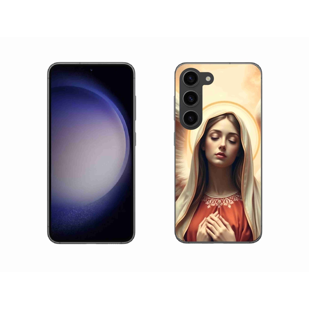 Gélový kryt mmCase na Samsung Galaxy S23 5G - náboženský motív