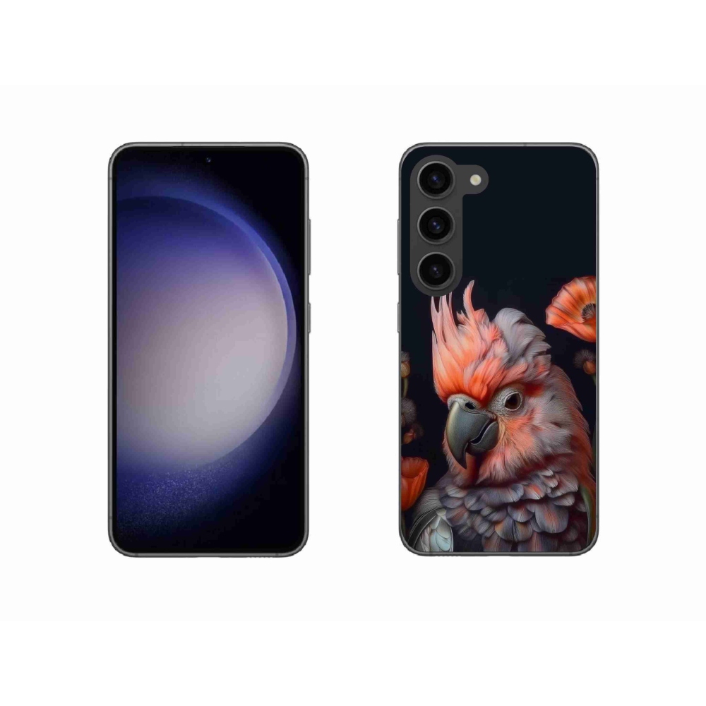 Gélový kryt mmCase na Samsung Galaxy S23 5G - papagáj kakadu vo farbách