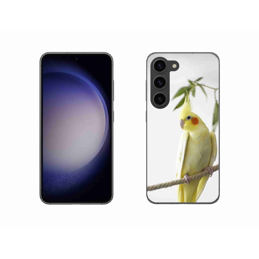 Gélový kryt mmCase na Samsung Galaxy S23 5G - papagáj korela chocholatá
