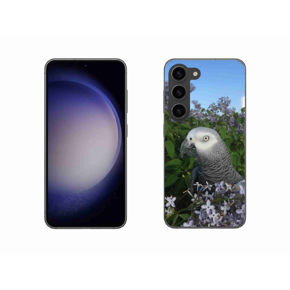 Gélový kryt mmCase na Samsung Galaxy S23 5G - papagáj žako