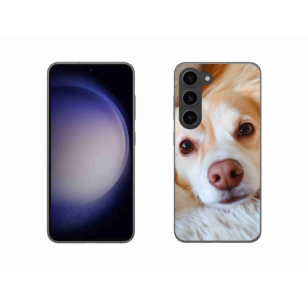 Gélový kryt mmCase na Samsung Galaxy S23 5G - Roztomilá čivava