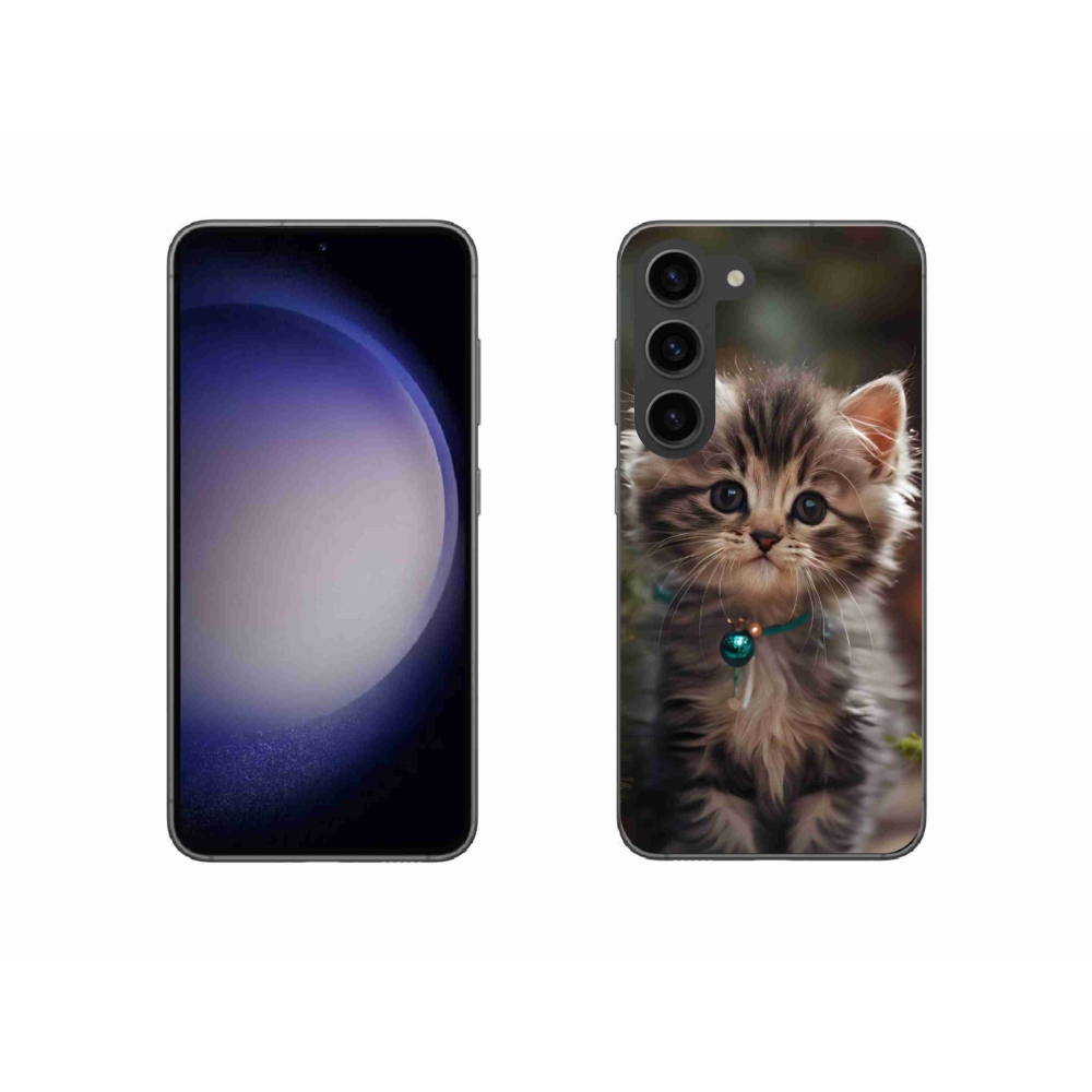 Gélový kryt mmCase na Samsung Galaxy S23 5G - roztomilé mačiatko 11