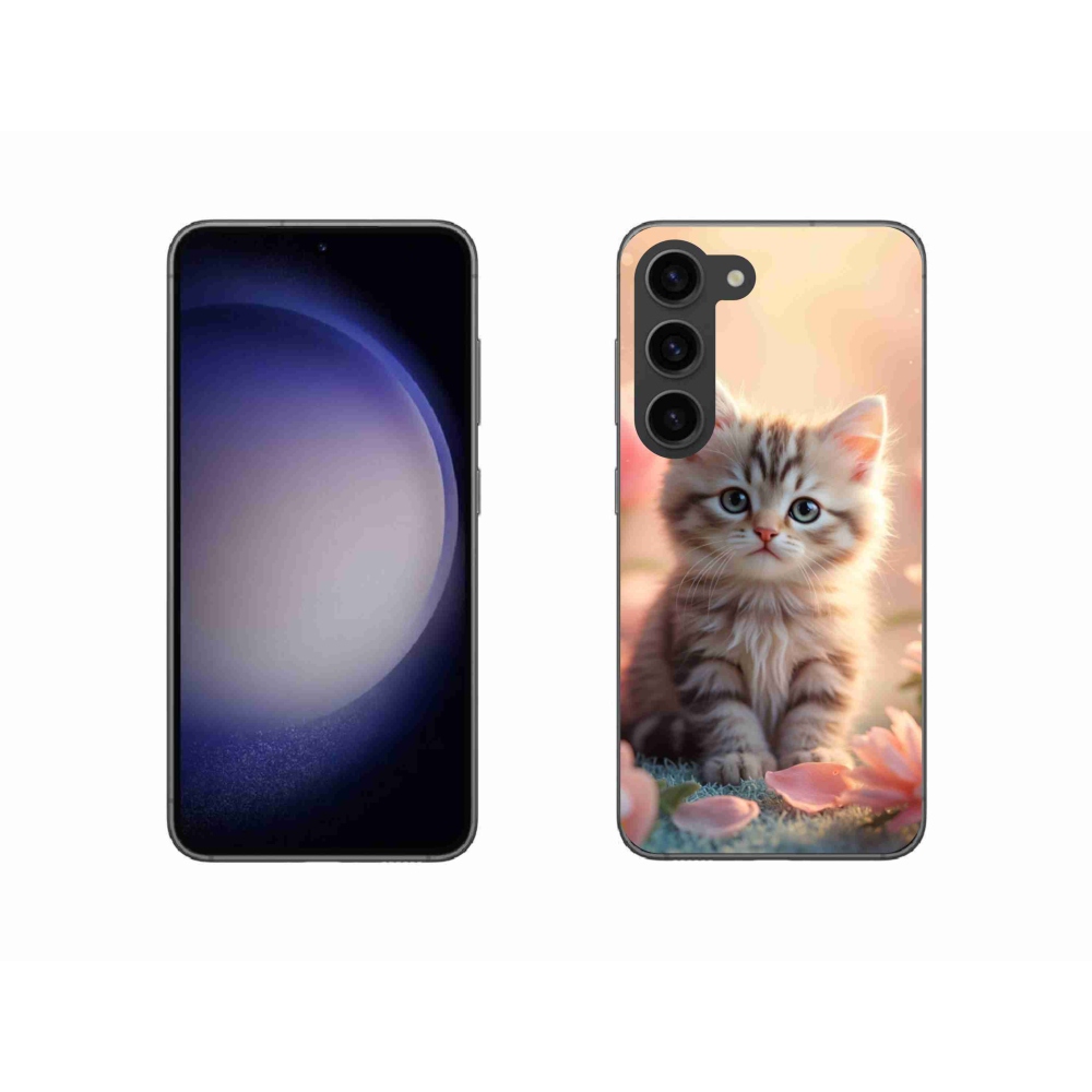 Gélový kryt mmCase na Samsung Galaxy S23 5G - roztomilé mačiatko 8