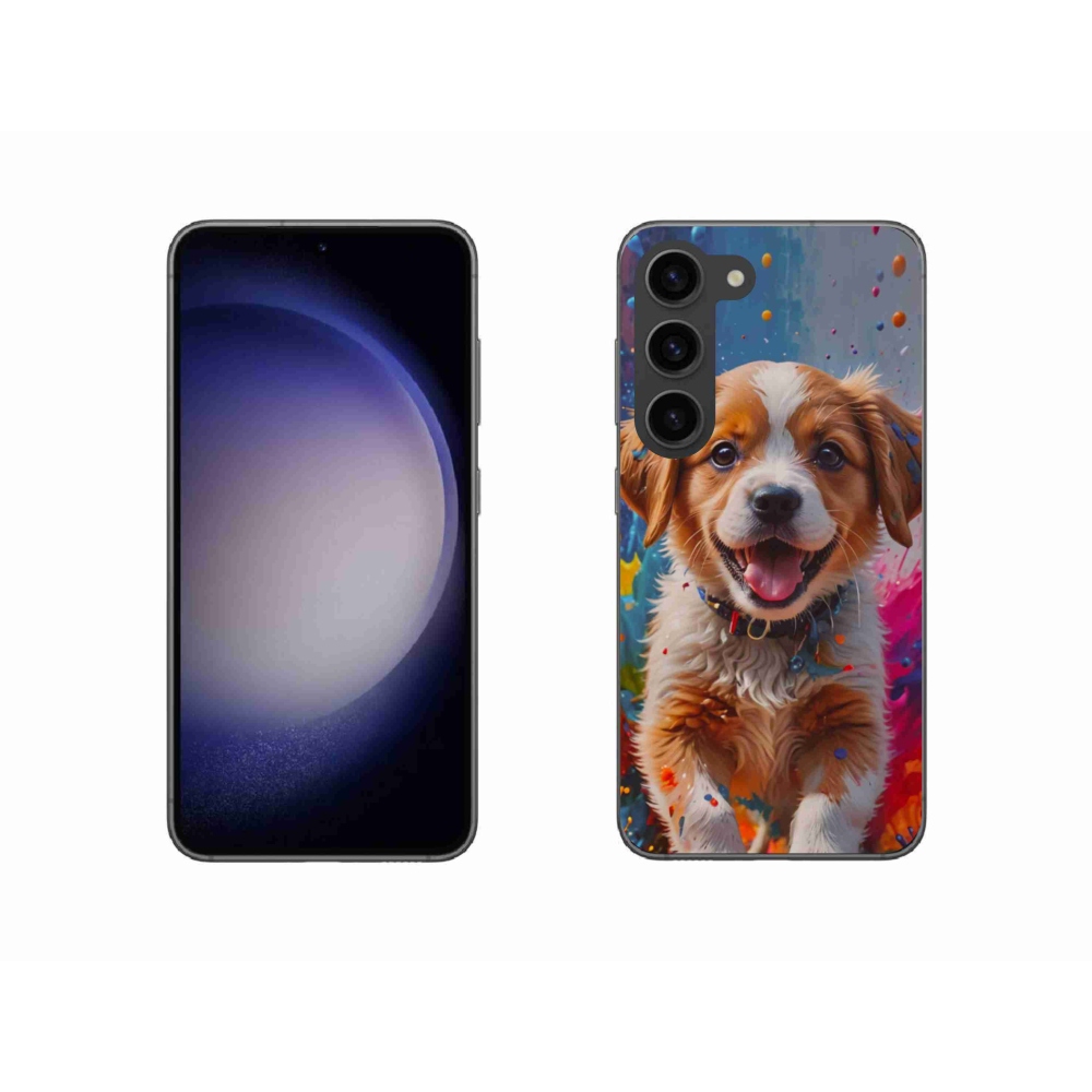 Gélový kryt mmCase na Samsung Galaxy S23 5G - roztomilé šteňa 3