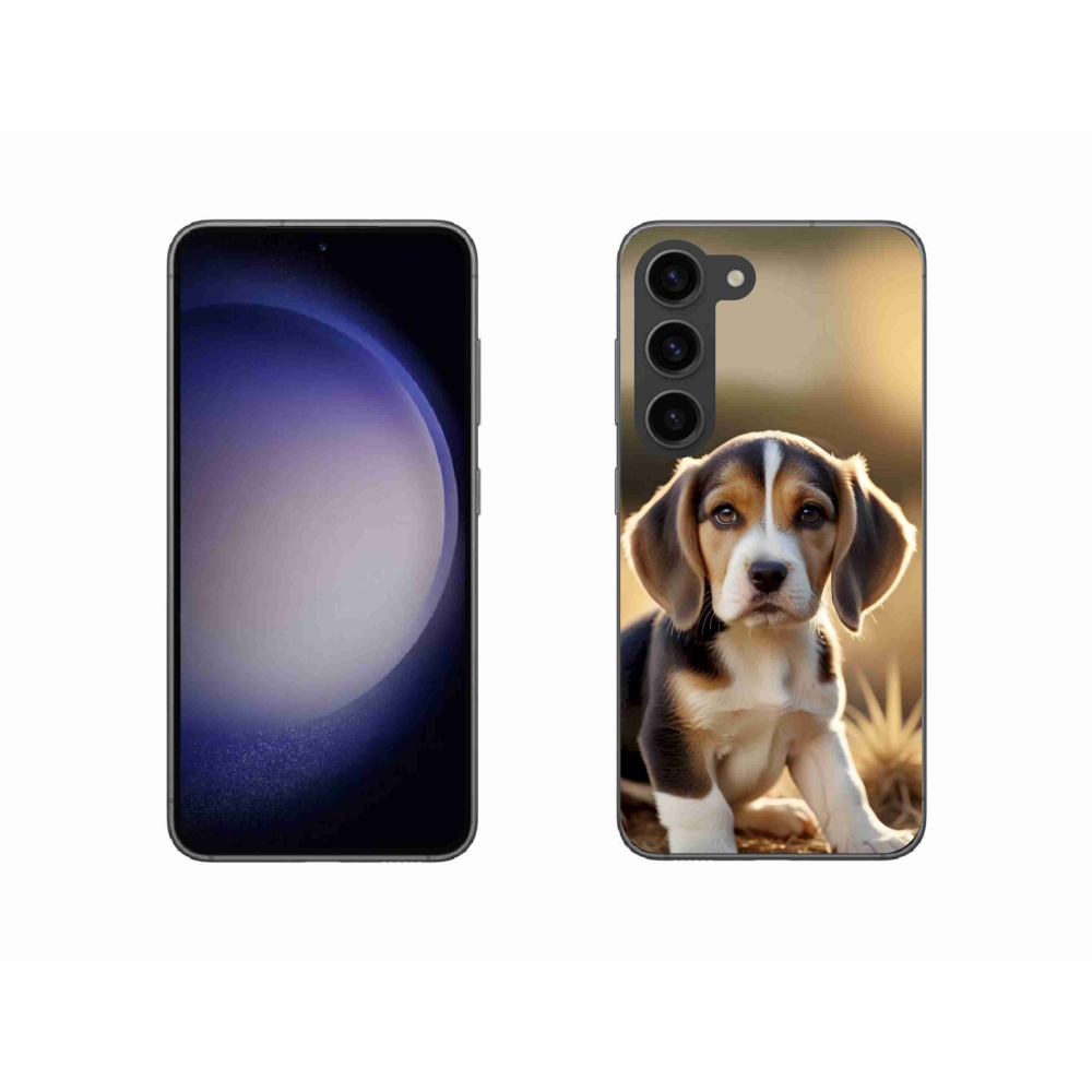 Gélový kryt mmCase na Samsung Galaxy S23 5G - roztomilý bígl