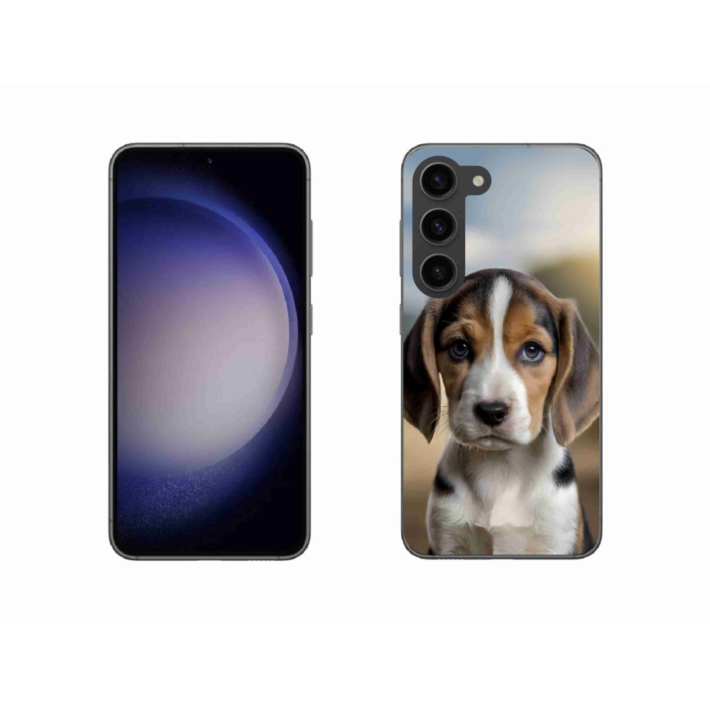 Gélový kryt mmCase na Samsung Galaxy S23 5G - roztomilý bígl
