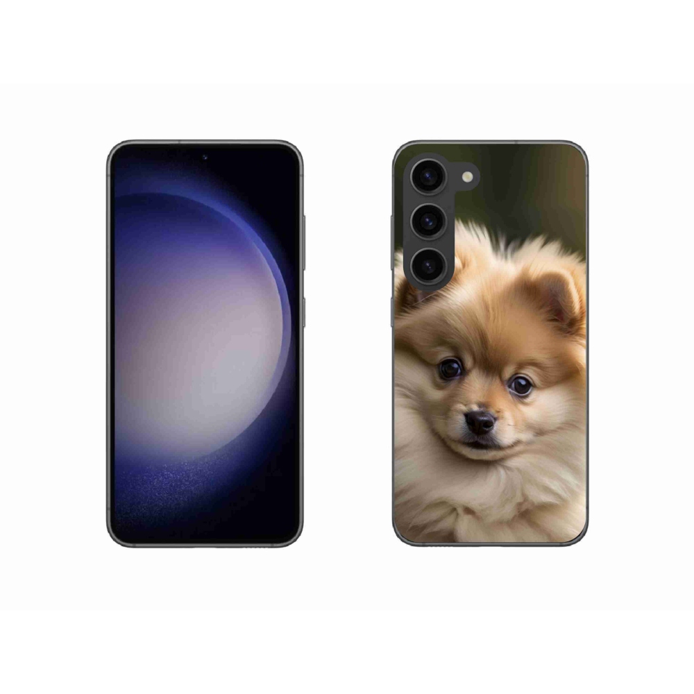 Gélový kryt mmCase na Samsung Galaxy S23 5G - roztomilý pomeranian 2