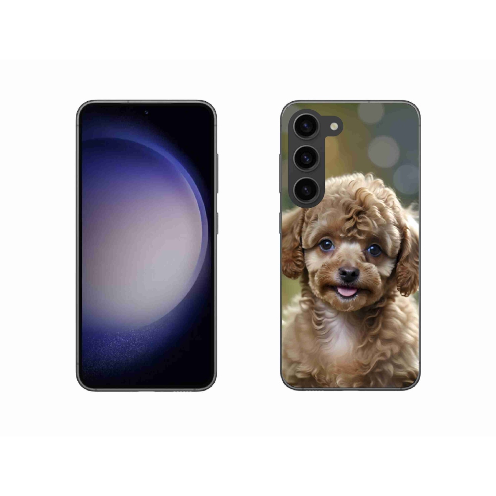Gélový kryt mmCase na Samsung Galaxy S23 5G - roztomilý pudel