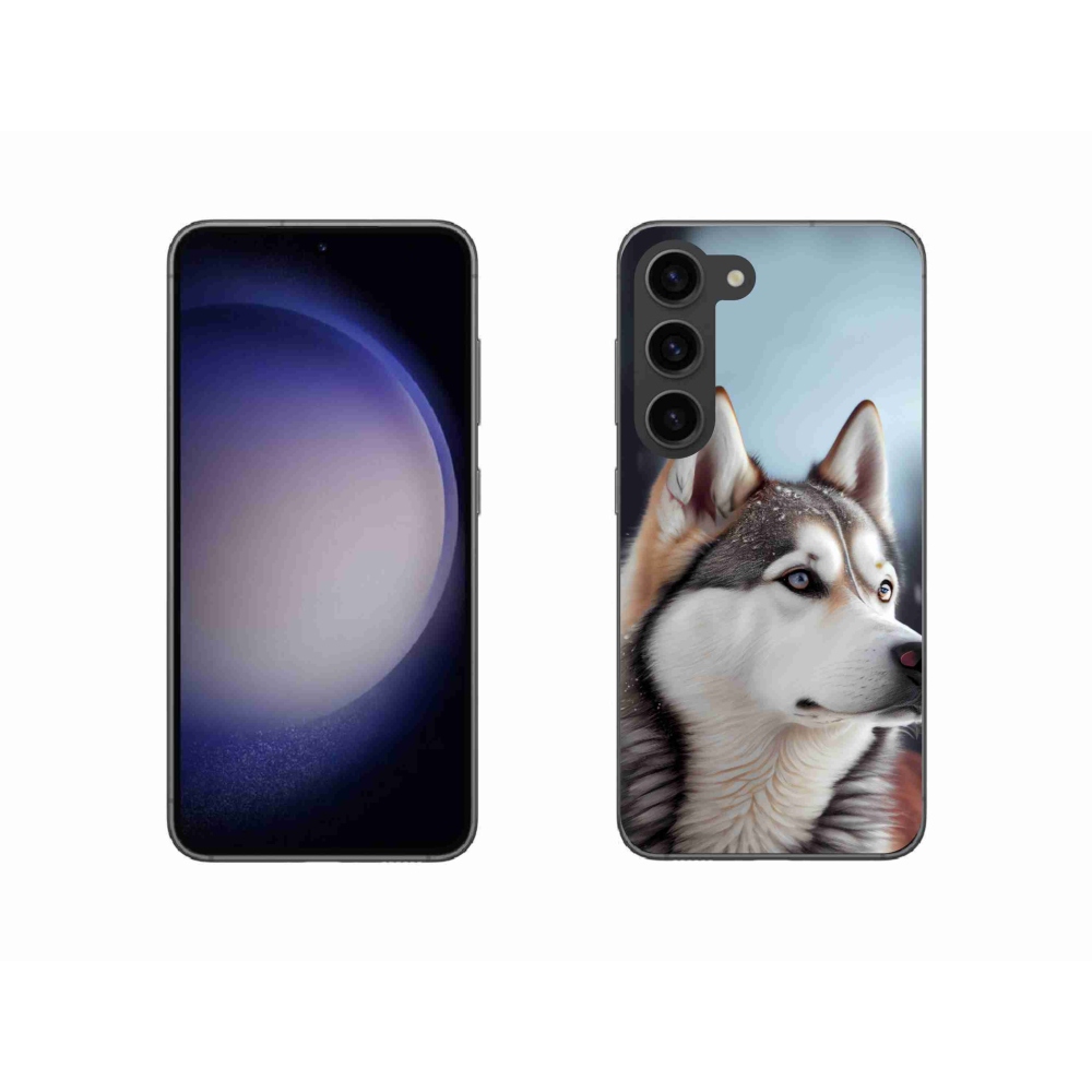Gélový kryt mmCase na Samsung Galaxy S23 5G - sibírsky husky