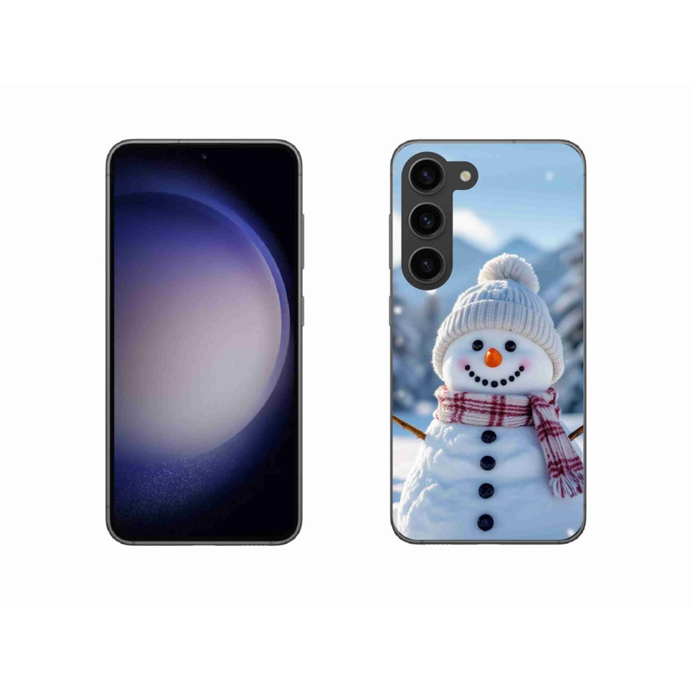 Gélový kryt mmCase na Samsung Galaxy S23 5G - snehuliak 3