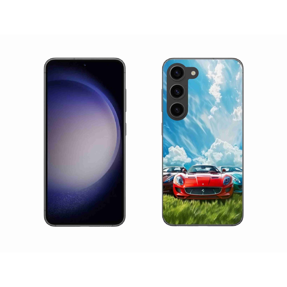 Gélový kryt mmCase na Samsung Galaxy S23 5G - športové vozidlá