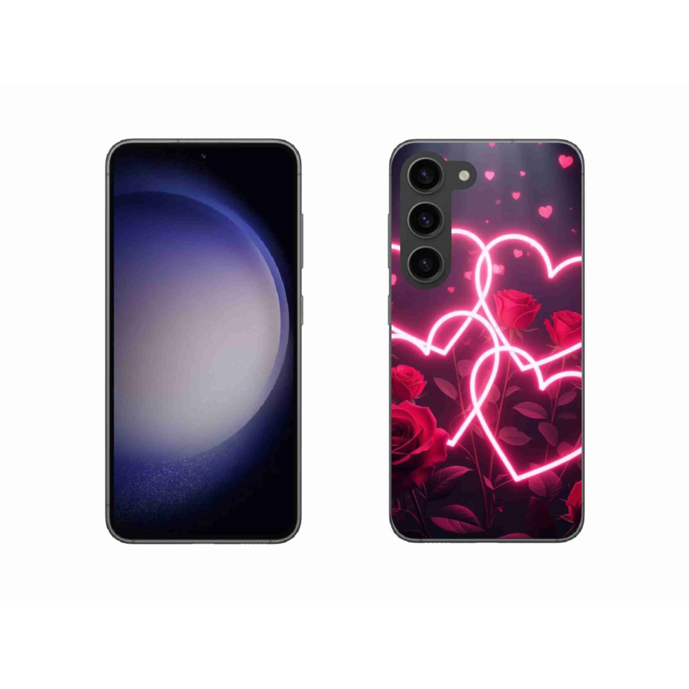 Gélový kryt mmCase na Samsung Galaxy S23 5G - srdce lásky