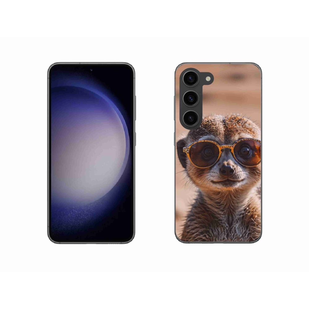 Gélový kryt mmCase na Samsung Galaxy S23 5G - štýlová surikata