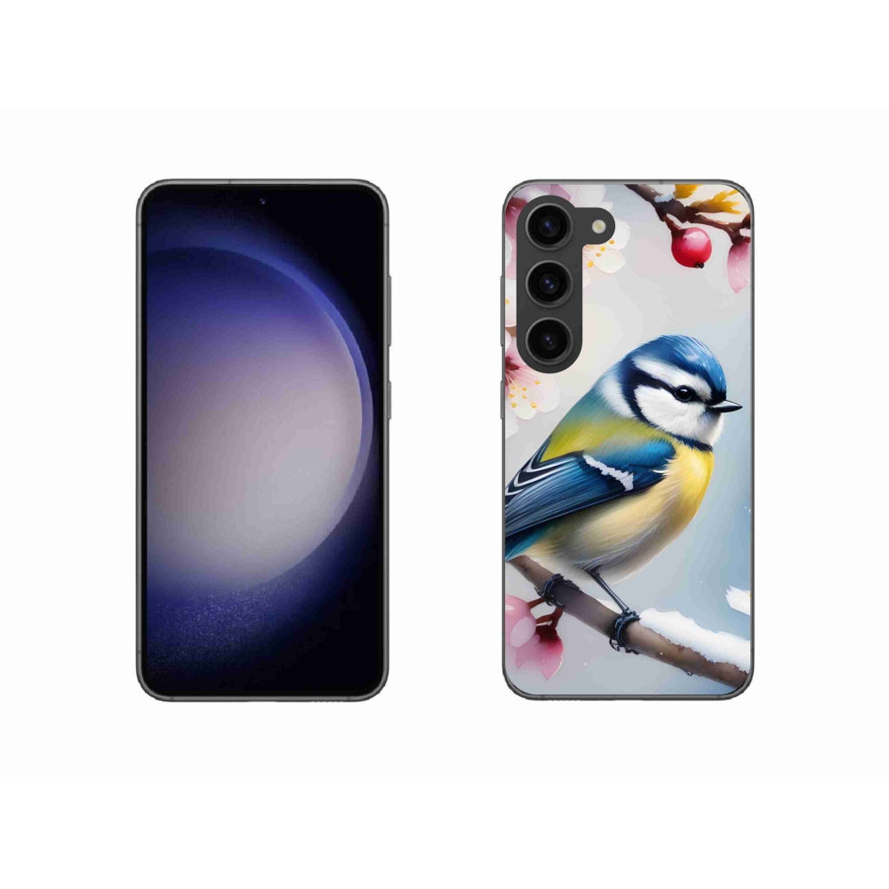 Gélový kryt mmCase na Samsung Galaxy S23 5G - sýkorka