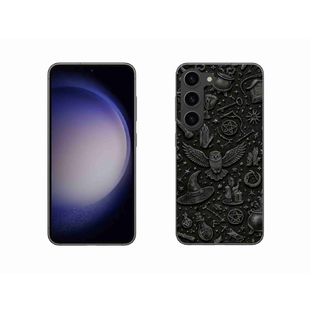 Gélový kryt mmCase na Samsung Galaxy S23 5G - tmavý magický svet