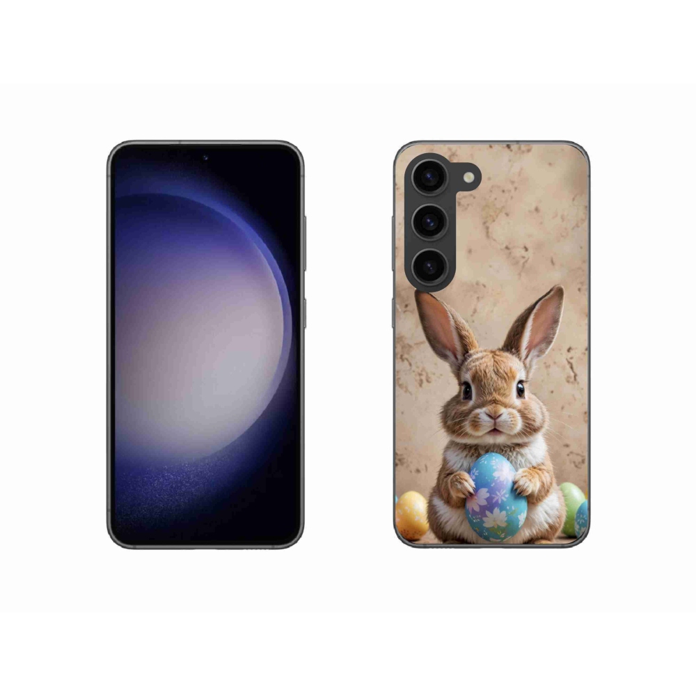 Gélový kryt mmCase na Samsung Galaxy S23 5G - veľkonočný zajačik