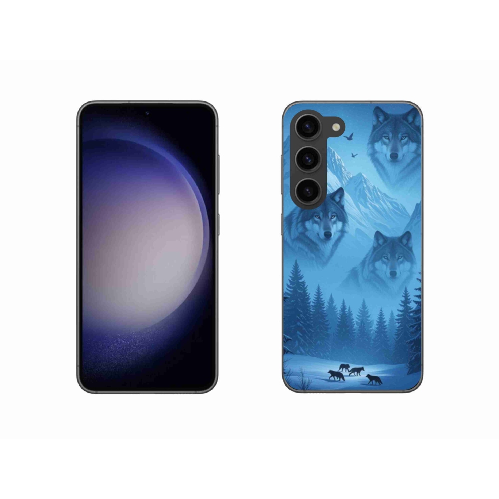 Gélový kryt mmCase na Samsung Galaxy S23 5G - vlčia svorka