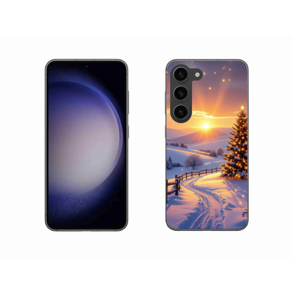 Gélový kryt mmCase na Samsung Galaxy S23 5G - zimná krajina