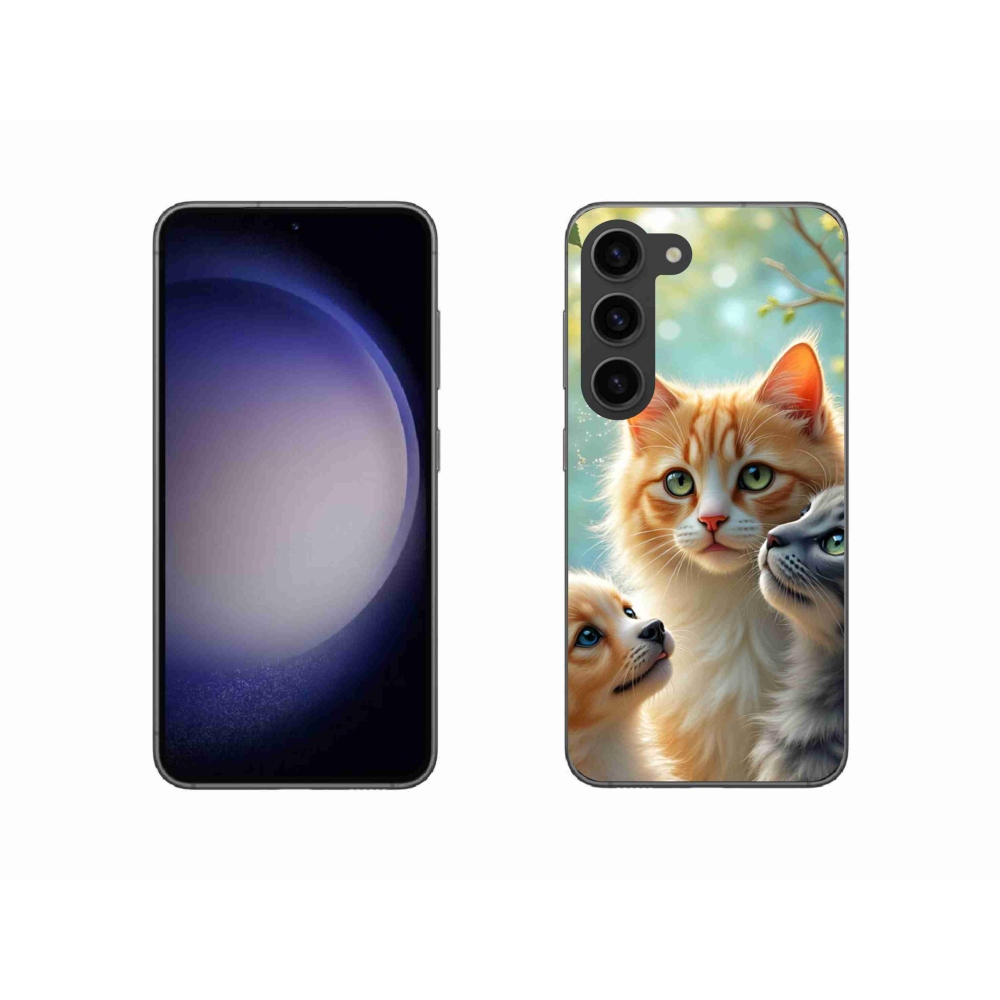 Gélový kryt mmCase na Samsung Galaxy S23 5G - zvieracie priateľstvo 2