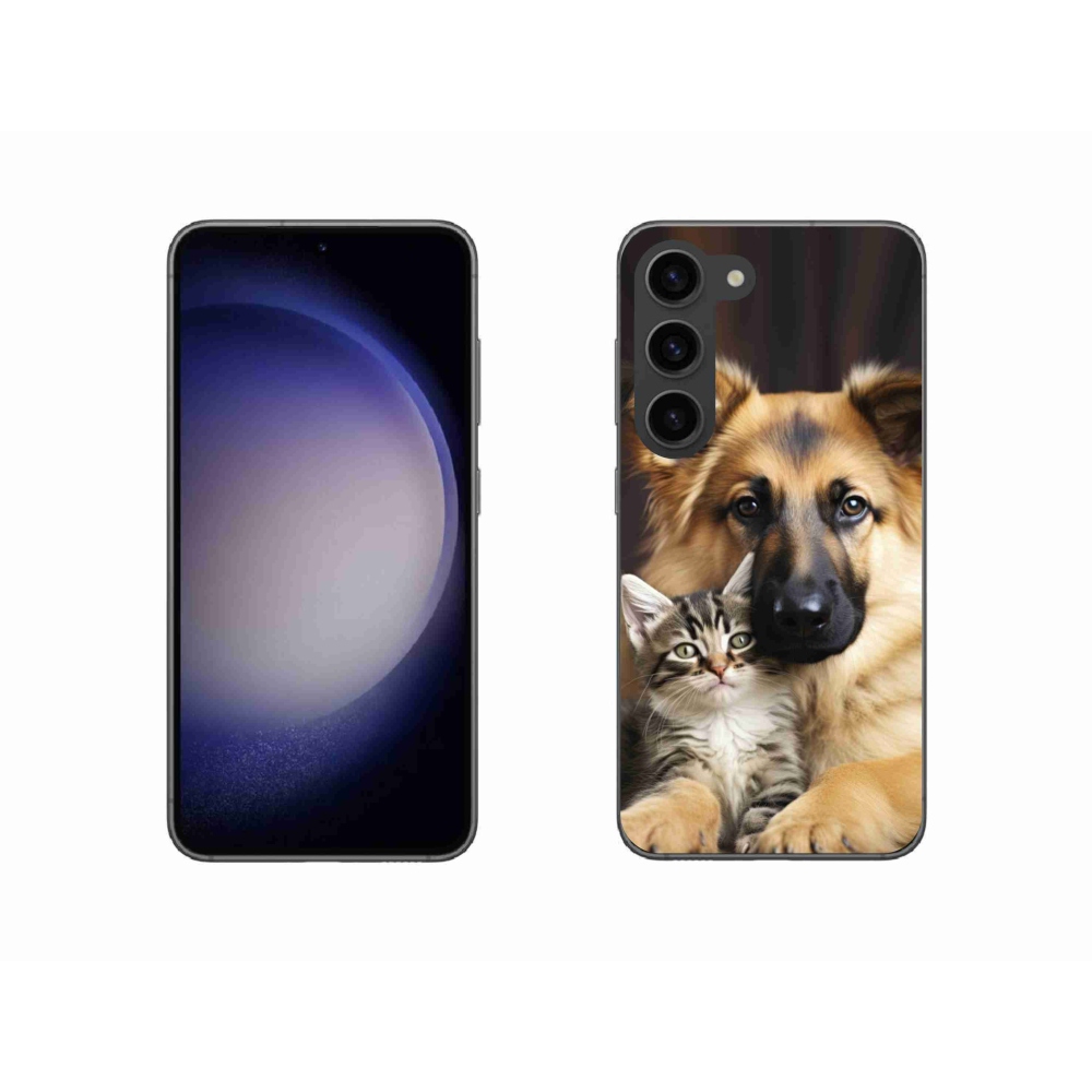Gélový kryt mmCase na Samsung Galaxy S23 5G - zvieracie priateľstvo