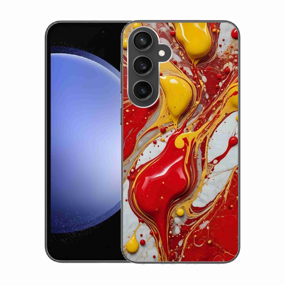 Gélový kryt mmCase na Samsung Galaxy S23 FE - abstraktný motív 42