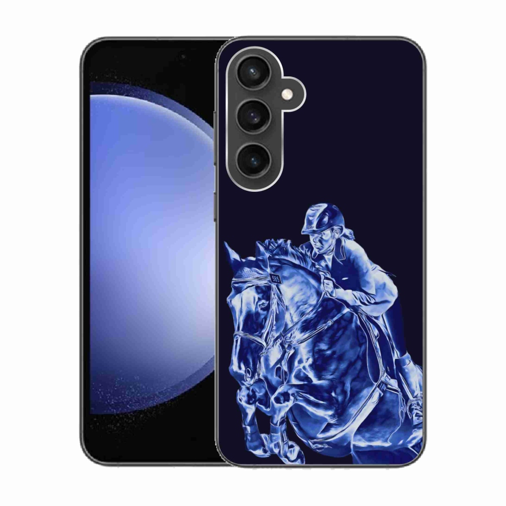 Gélový kryt mmCase na Samsung Galaxy S23 FE - dostihový kôň