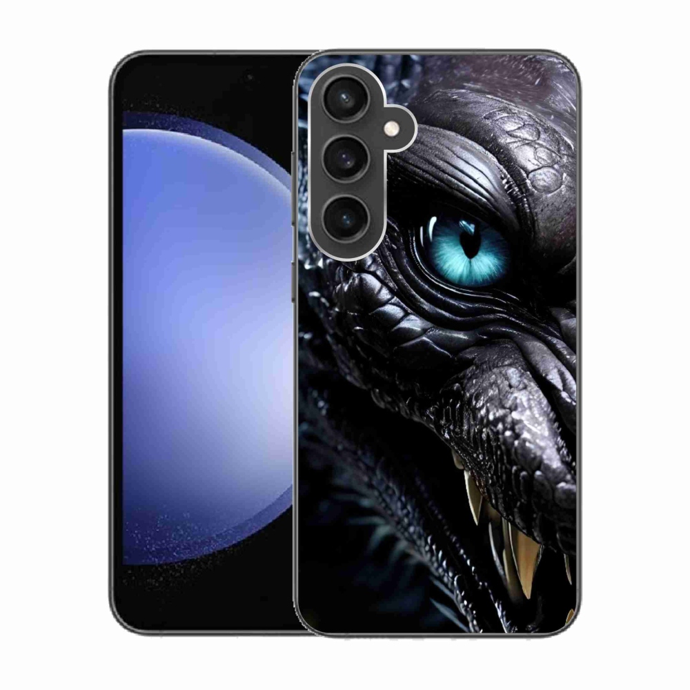 Gélový kryt mmCase na Samsung Galaxy S23 FE - dračí pohľad