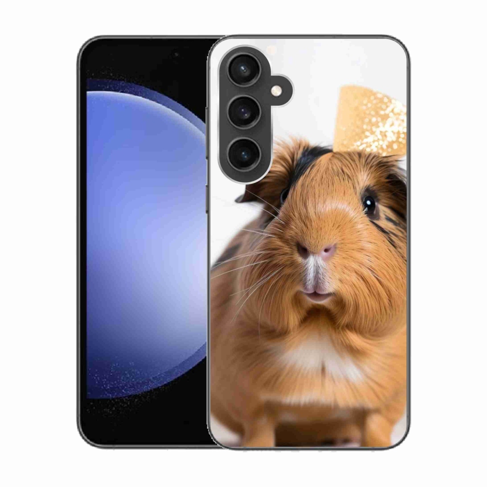 Gélový kryt mmCase na Samsung Galaxy S23 FE - hnedé morča