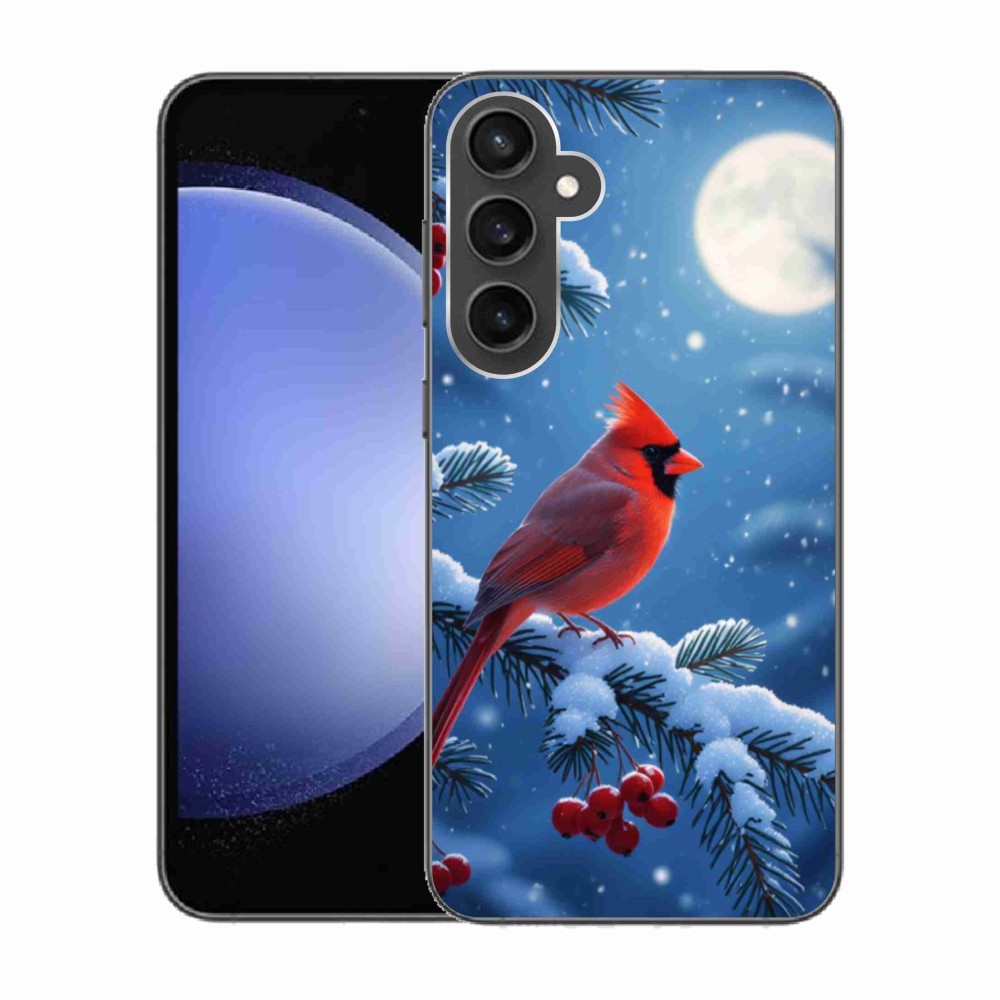 Gélový kryt mmCase na Samsung Galaxy S23 FE - kardinál červený