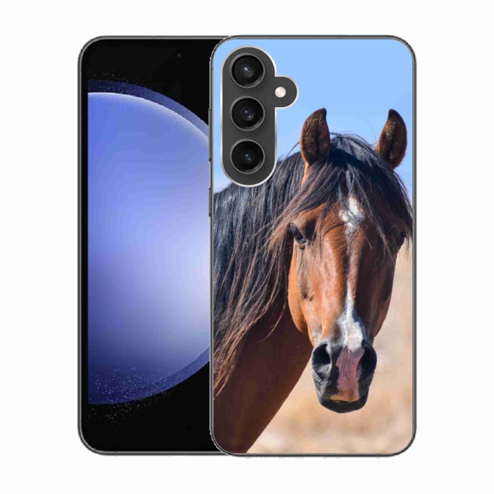 Gélový kryt mmCase na Samsung Galaxy S23 FE - pokojný kôň