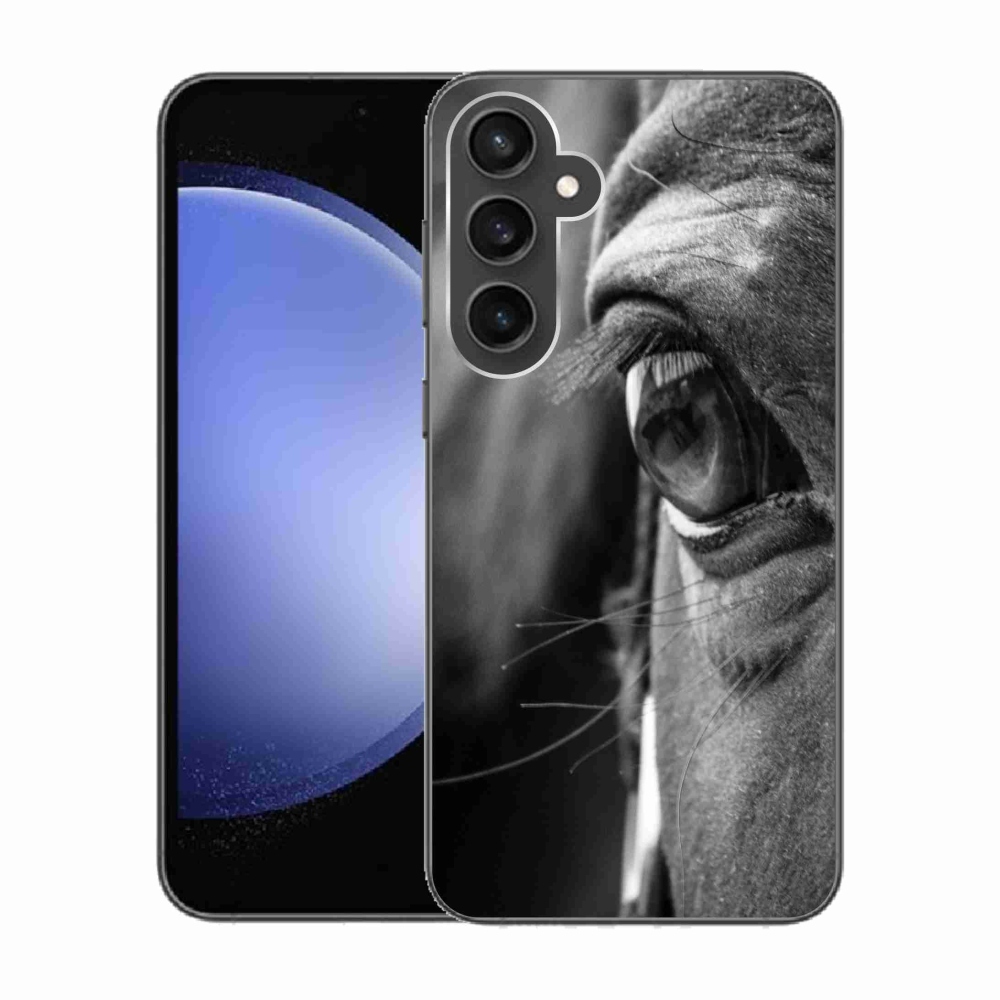 Gélový kryt mmCase na Samsung Galaxy S23 FE - konský pohľad